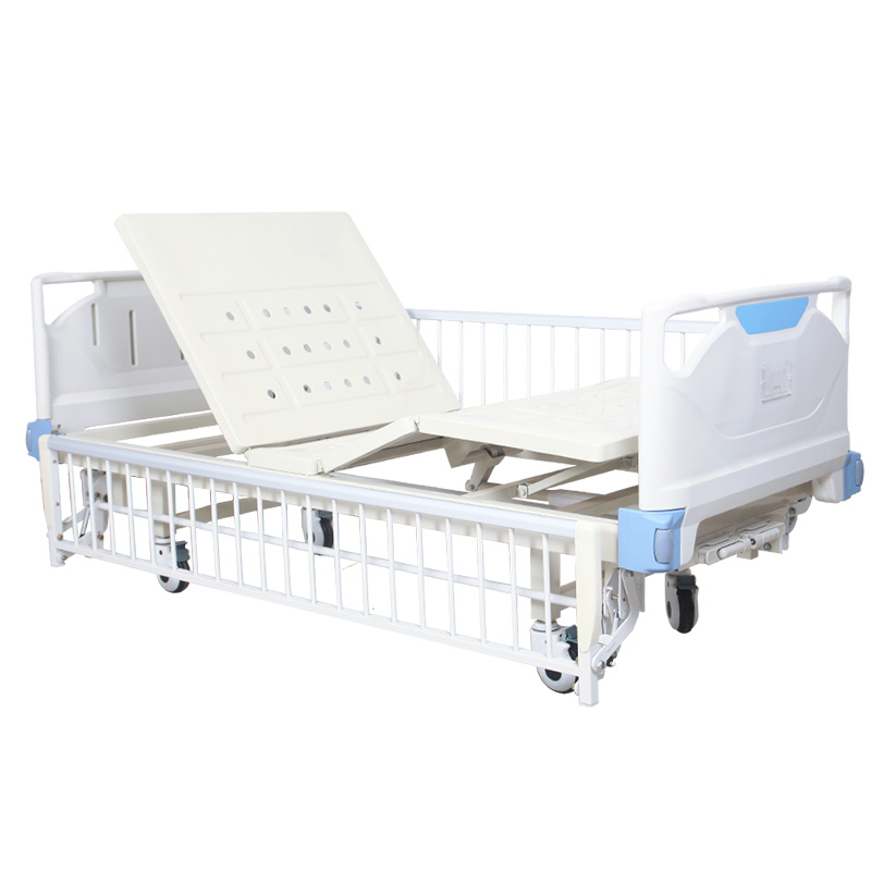 Manual Elderly Care Bed with Full-Length Safety Protection