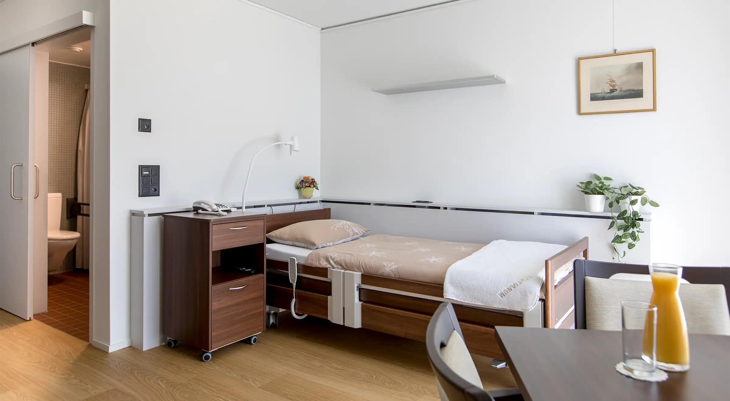 Wooden Elderly Care Bed Solution for a Luxury Senior Living Residence in Switzerland
