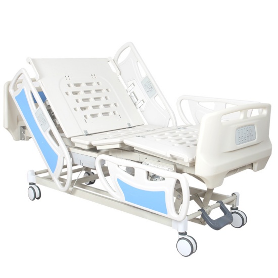 Electric Recovery Hospital Bed with Integrated Patient and Nurse Controls