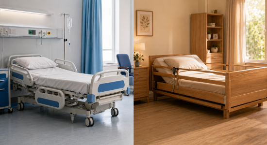Hospital Bed vs Nursing Bed: What Is the Difference for Elderly Care?