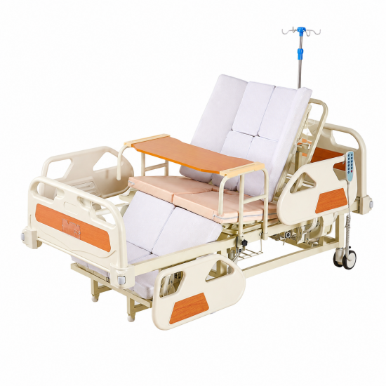 Electric Full-Body Turning Elderly Care Bed with Integrated Toilet Function
