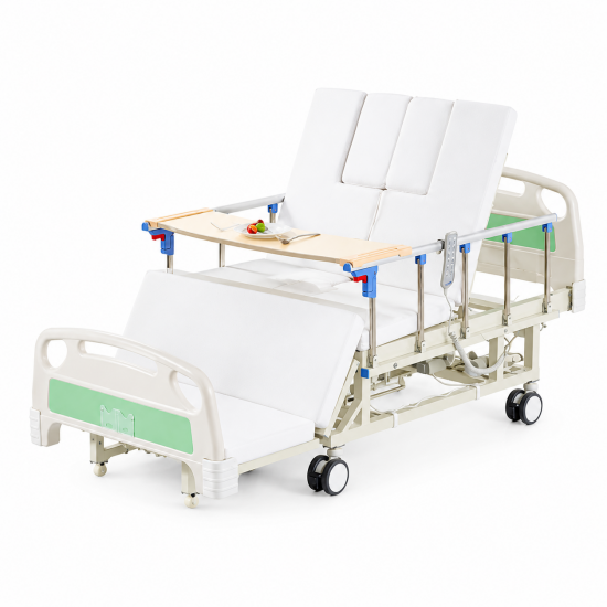 Electric Elderly Care Bed with Upper-Body Lateral Turning Function