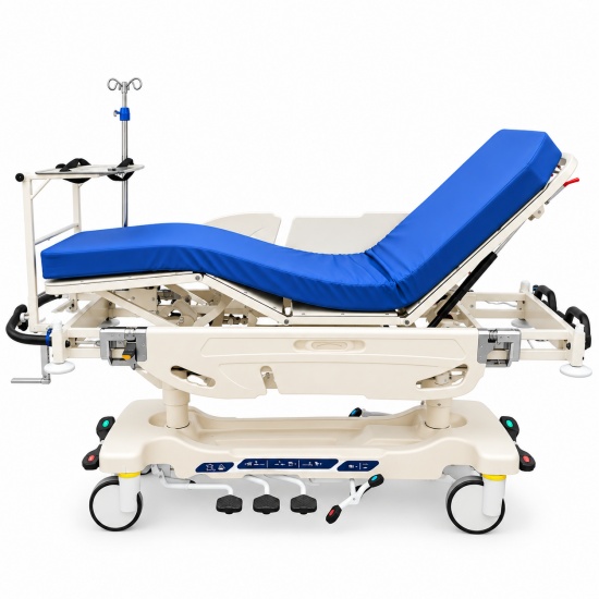 Multi-Position Hydraulic Patient Transfer Stretcher for Hospital Care