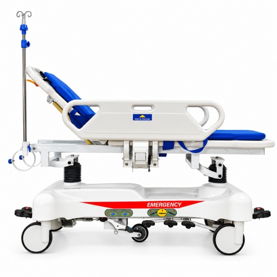 Hydraulic Patient Transfer Stretcher with Adjustable ABS Side Rails